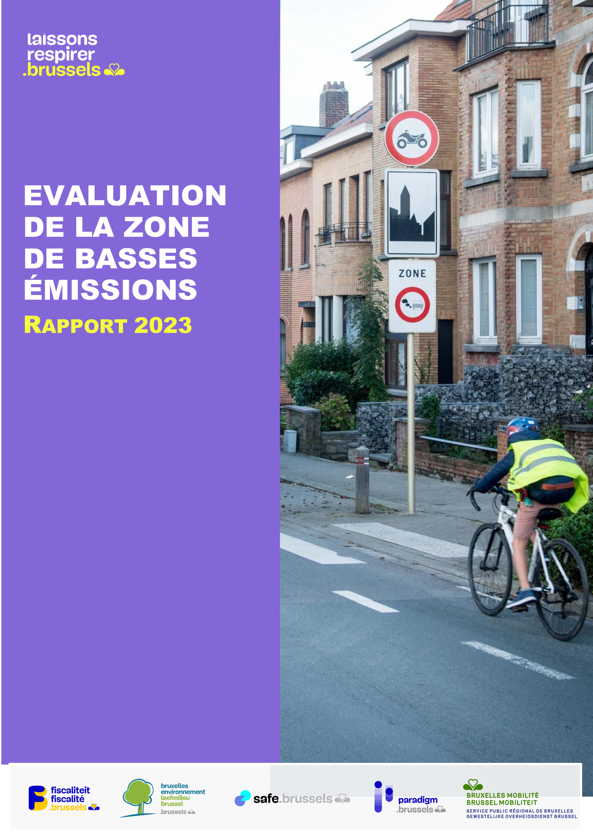 Evaluation de la zone de basses émissions — Rapport 2023 (Bruxelles Environnement)