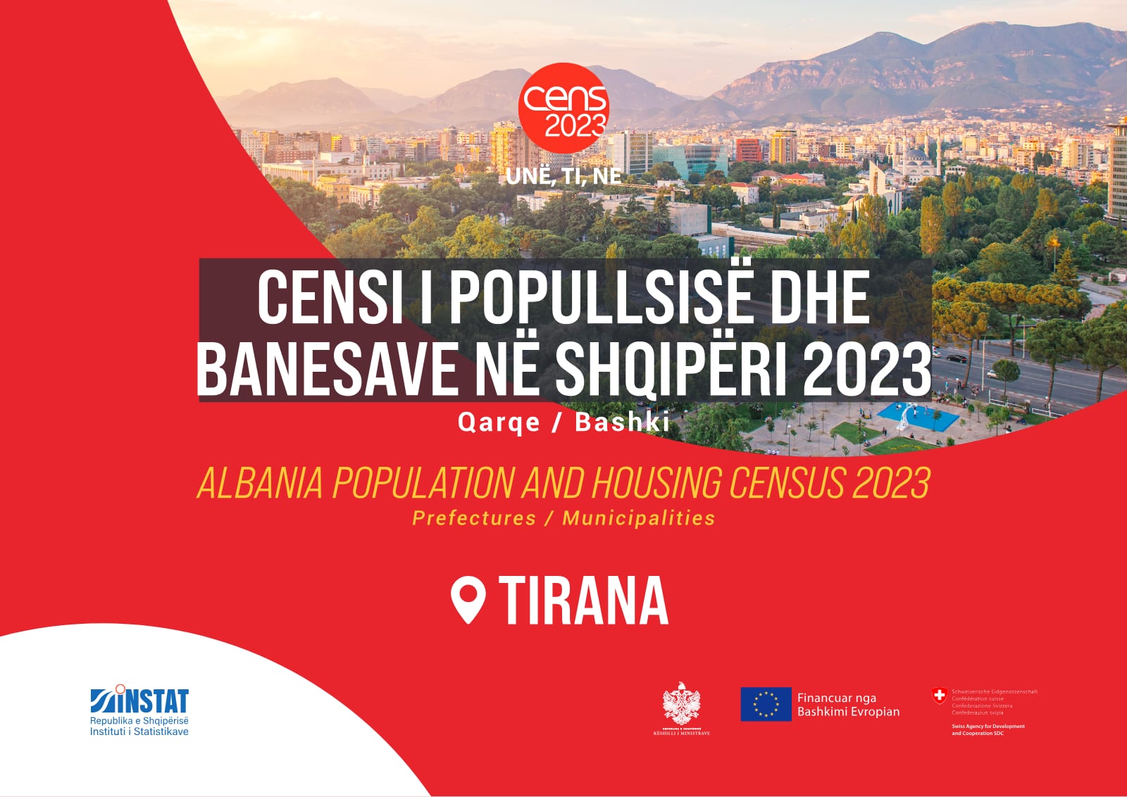 Censi i Popullsisë dhe Banesave 2023 — Qarku Tiranë (INSTAT)