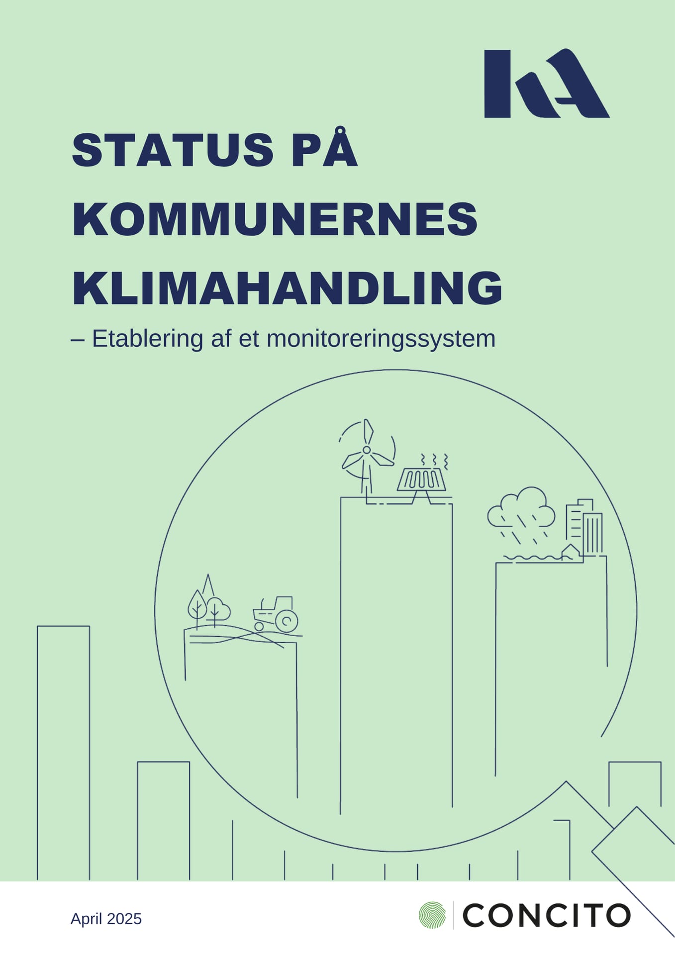 Status på kommunernes klimahandling — Etablering af Klimaalliancens fælles monitoreringssystem (april 2025)