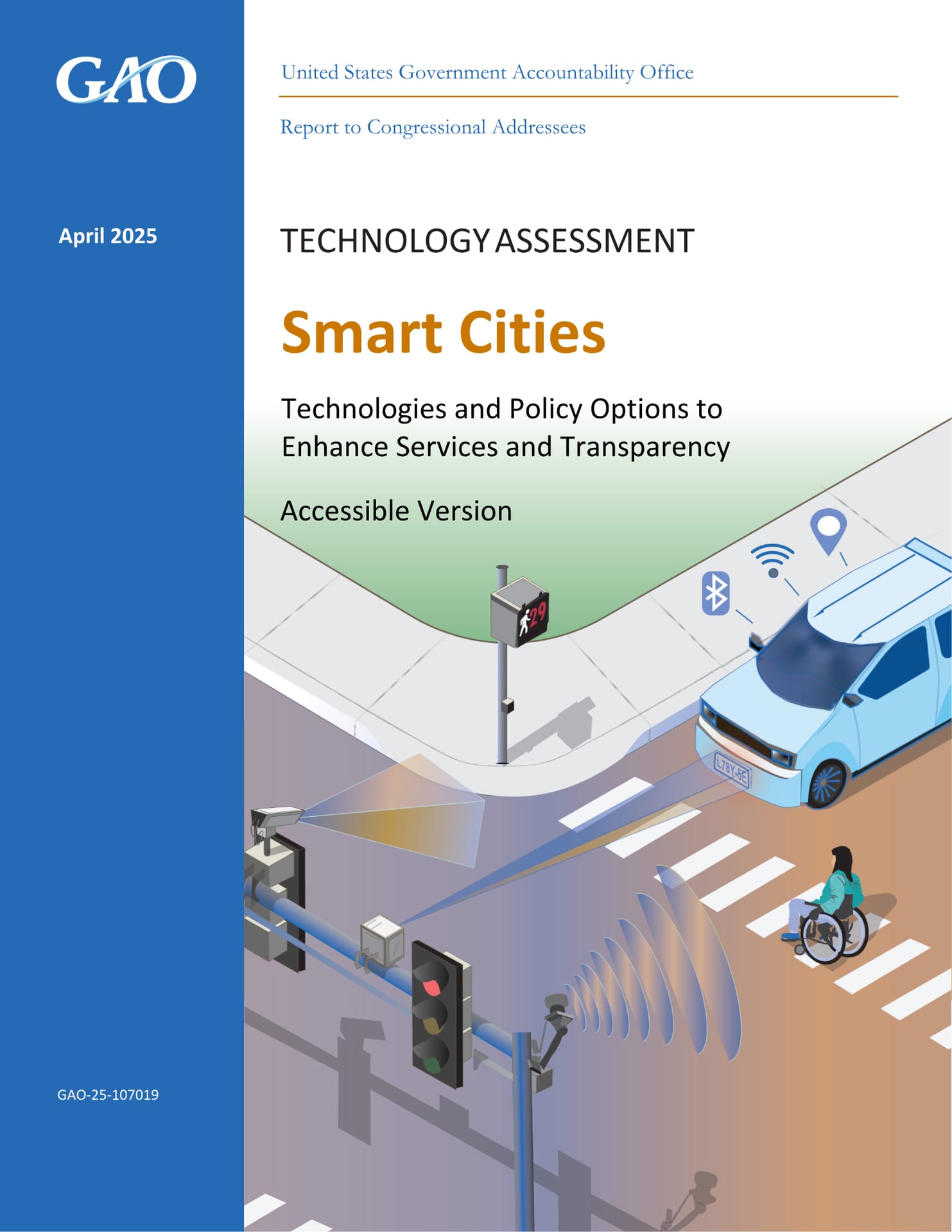 Smart Cities: Technologies and Policy Options to Enhance Services and Transparency (GAO-25-107019)