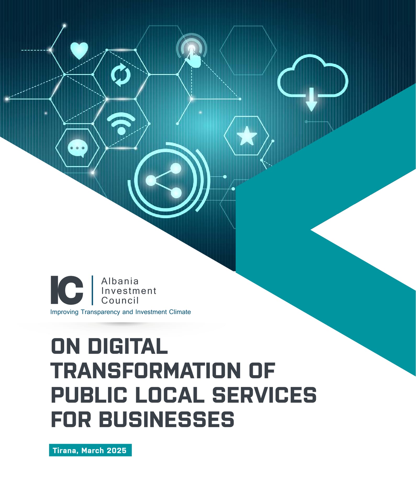 On Digital Transformation of Public Local Services for Businesses (Investment Council Albania, March 2025)